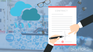 Read more about the article Partly Cloudy With A Chance Of Rain: Contractual Considerations For Lawyers Using The Cloud