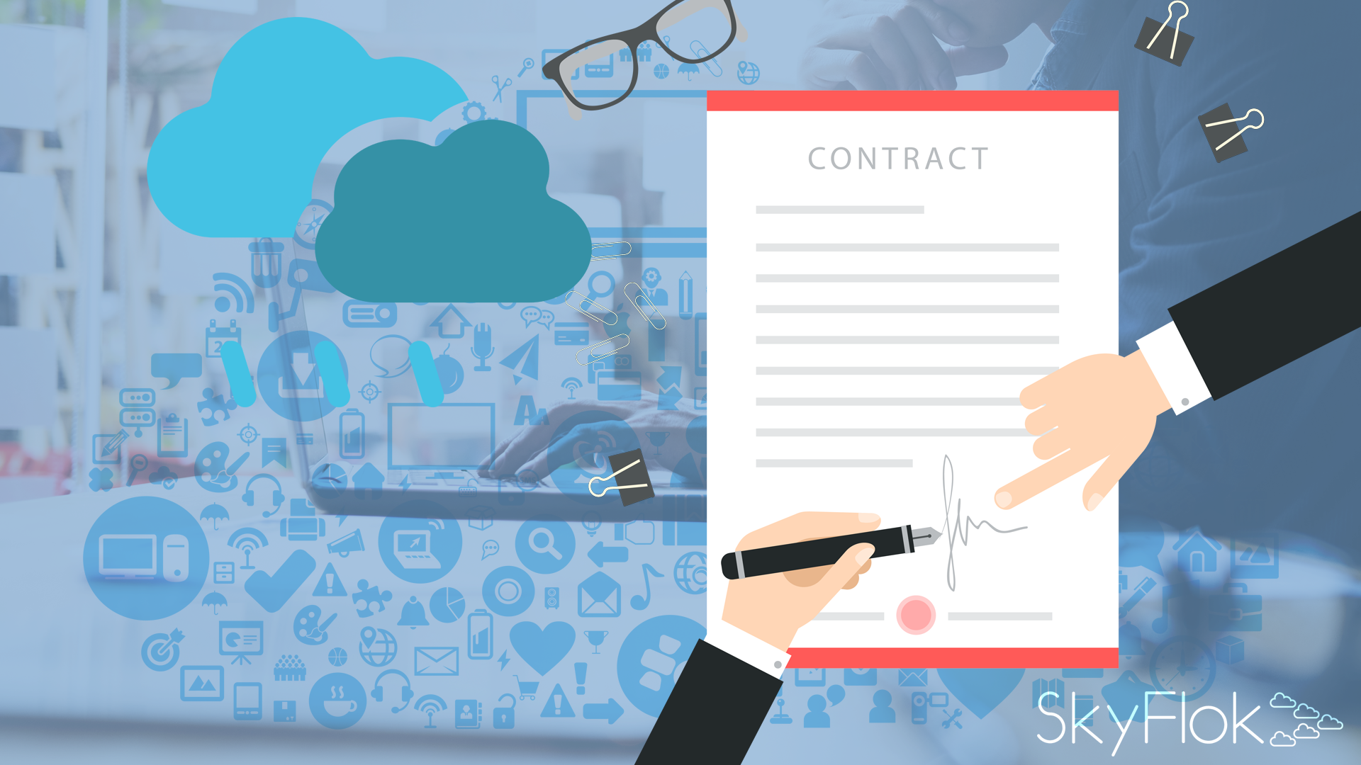 Read more about the article Partly Cloudy With A Chance Of Rain: Contractual Considerations For Lawyers Using The Cloud