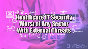 Read more about the article Healthcare IT Security Worst of Any Sector With External Threats