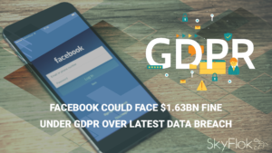 Read more about the article Facebook could face $1.63bn fine under GDPR over latest data breach