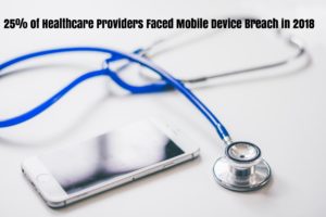 Read more about the article 25% of Healthcare Providers Faced Mobile Device Breach in 2018